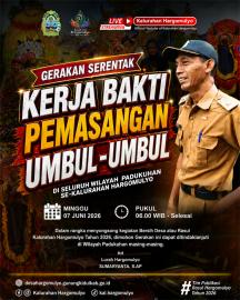 GERAKAN SERENTAK KERJA BAKTI PEMASANGAN UMBUL-UMBUL 